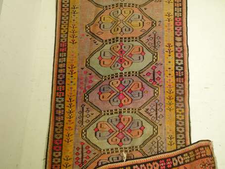 Kilim Turc (chaîne et trame en laine), Turquie, 