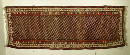 Kilim Turc (chaîne et trame en coton), Turquie, 