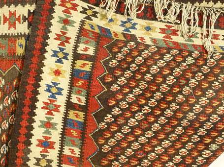 Kilim Turc (chaîne et trame en coton), Turquie, 