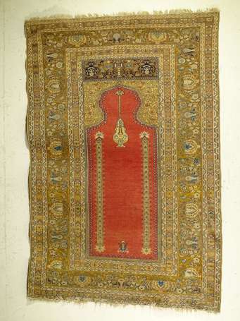 Tapis Ghiordhès (chaîne, trame et velours en 