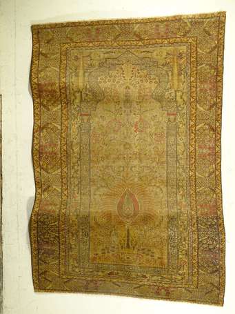 Tapis turc (chaîne, trame et velours en laine), 