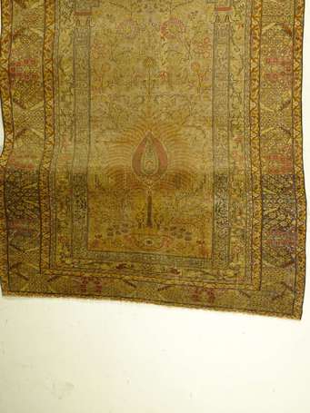 Tapis turc (chaîne, trame et velours en laine), 