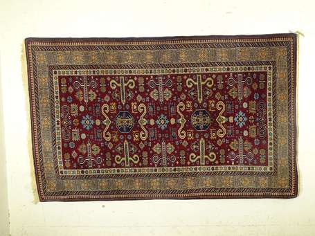 Tapis Chirvan Perepedil (chaîne, trame et velours 