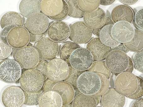 60 Pièces de 5 Francs Semeuse