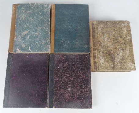 Le Voleur 5 volumes pour les années 1837, 1838, 