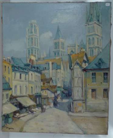 Vigon Louis-Jacques 1897-1985 Rouen, rue de 