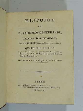 BOUHOURS (Dominique) - Histoire de P. 