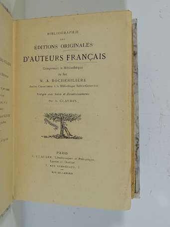 [BIBLIOGRAPHIE] - CLAUDIN (A.) - Bibliographie des
