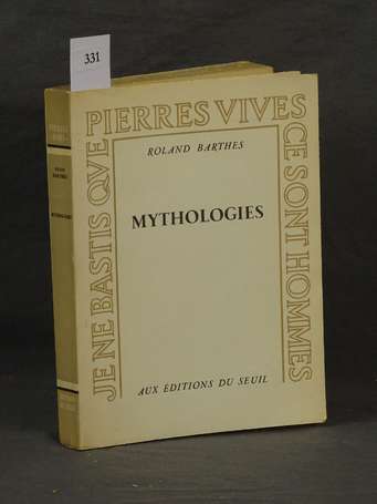 BARTHES (Roland) - Mythologies - Paris ; Éditons 