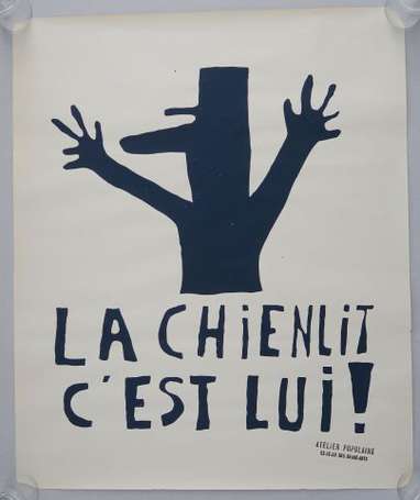 MAI 68 - LA CHIENLIT C'EST LUI ! - Affiche en 