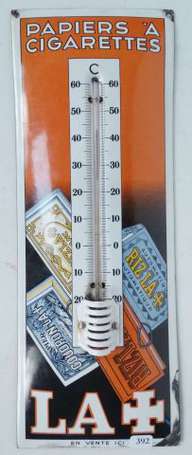 LA + Papier à Cigarettes : Thermomètre émaillée et