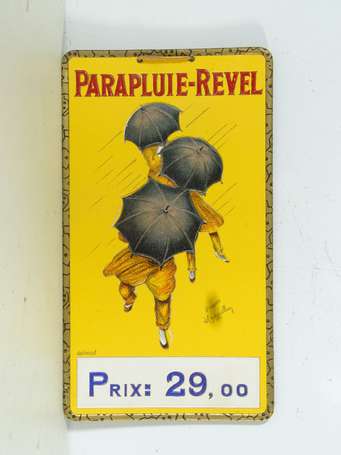 PARAPLUIE REVEL : Panonceau lithographié et gaufré