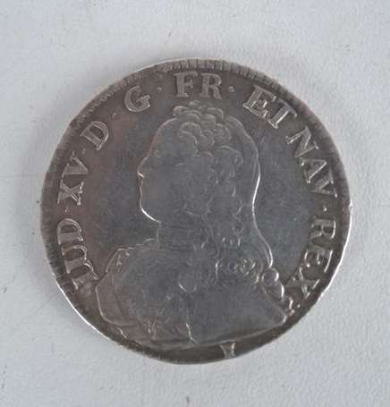 Ecu en argent Louis XV au Laurier 1732 9 Etat : 