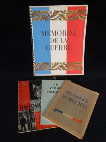 Maréchal Pétain - 4 livres ou livrets - illustrés