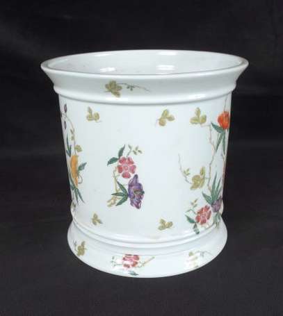 RAYNAUD Limoges - Cache-pot en porcelaine à motifs