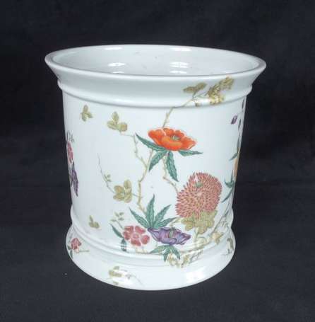 RAYNAUD Limoges - Cache-pot en porcelaine à motifs