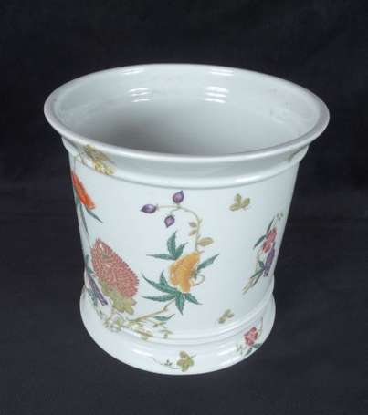 RAYNAUD Limoges - Cache-pot en porcelaine à motifs