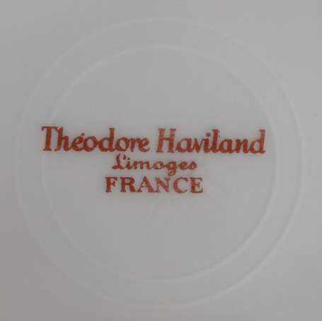 HAVILAND Limoges - Service à gâteaux en porcelaine