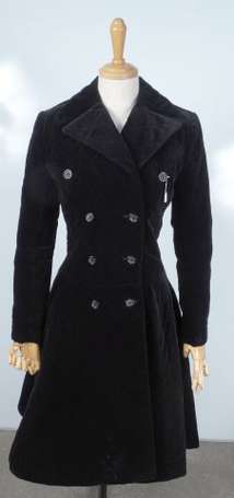 JEAN PATOU Boutique - Long manteau en velours noir