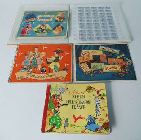 Lot de timbres en feuills N++, faciale en Francs 