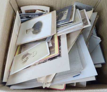 Photo - 1 Carton de Photos anciennes sur carton - 