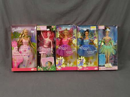 Barbie Mattel-5 Boites-dont 