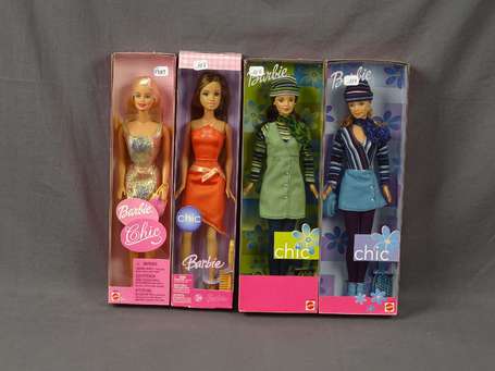 Barbie Mattel-4 Boites-