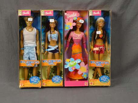 Barbie Mattel-4 Boites-