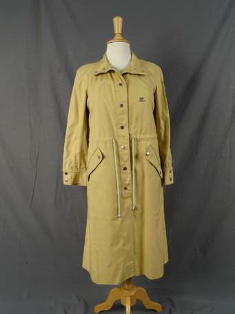 COURREGES - Imperméable vintage en gabardine de 