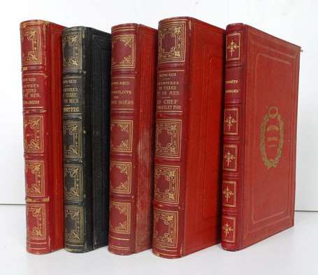 MAYNE-REID - Réunion de 4 volumes de la collection
