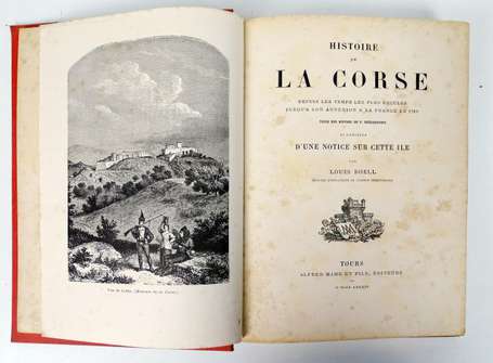 BOELL (Louis) - Histoire de la Corse depuis les 