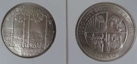 Lot de 5 pièces en argent diverses. Finlande 10 