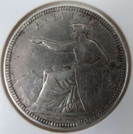 Suisse. Pièce de 5 francs en argent 1874B. 