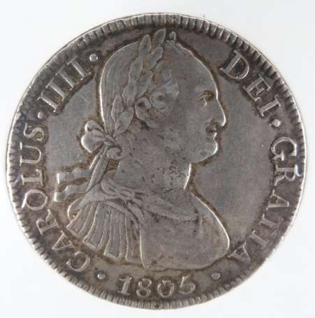 Mexico (colonial Espagne). Pièce de 8 reales en 