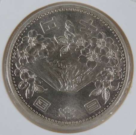 Japon. 1000 yen en argent 1964 (olympiades) sup.