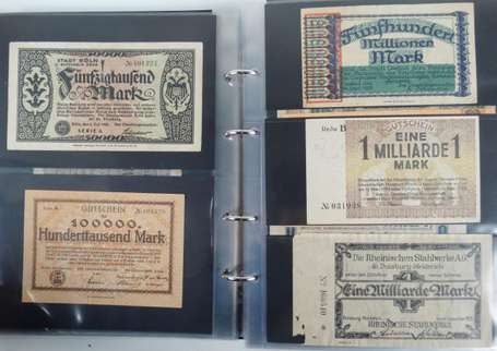 1 classeur de 219 billets. Allemagne - Autriche - 