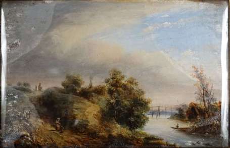 Hippolyte Omer Ballue (1820-1867) Paysage de 