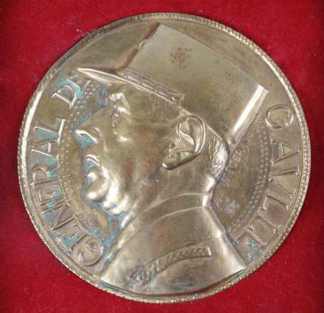 Médaille du Général De Gaulle en bronze édition 