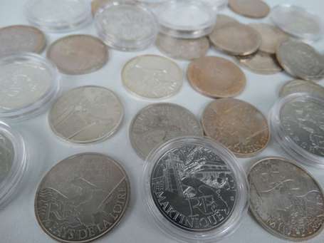 Lot de 3 pièces de 10 euros des régions. TTB/sup