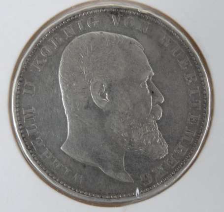 Allemagne (Wuttemberg) 1 pièce de 5 mark en argent