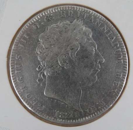 Angleterre. 1 pièce de 1 crown en argent George 