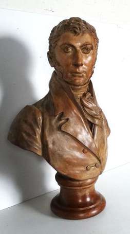 MERCHI Gaetano (1747-1829) Buste d'homme en 