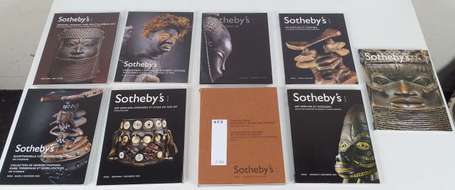Neuf catalogues de vente Sotheby's Art Tribal - 