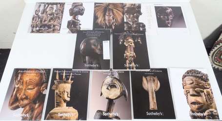 Douze catalogues de vente Sotheby's Art Tribal - 