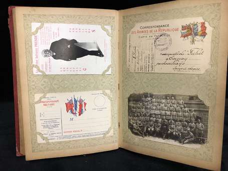 Militaria , Guerre - Album d'environ 100 CPA - 