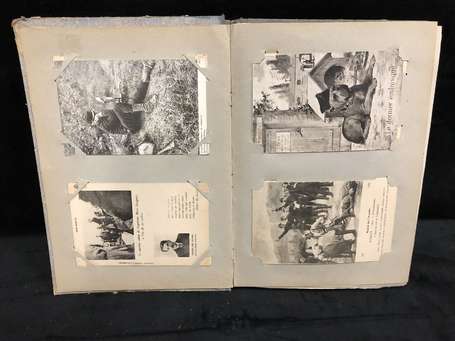 Militaria , Guerre - Album d'environ 100 CPA - 