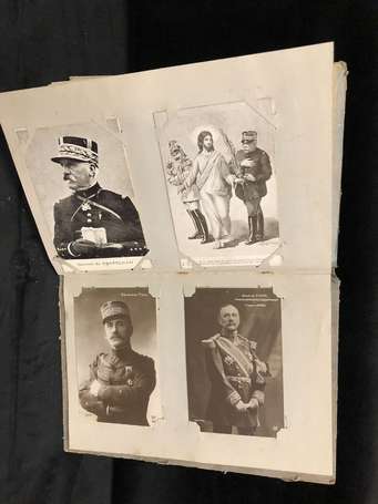 Militaria , Guerre - Album d'environ 100 CPA - 