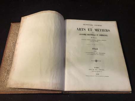 Atlas 1843 - Dictionnaire universel des arts et 