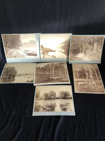 Achille QUINET - ensemble de 7 photographies 