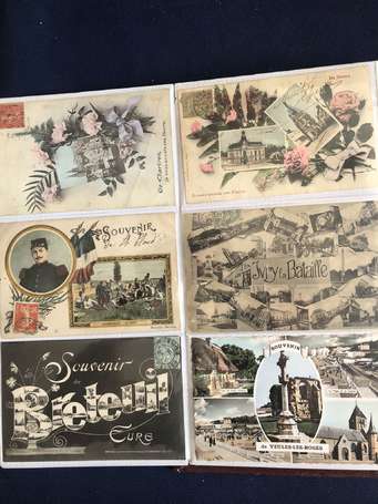 Un Album d'environ 70 CPA « Souvenir de »
